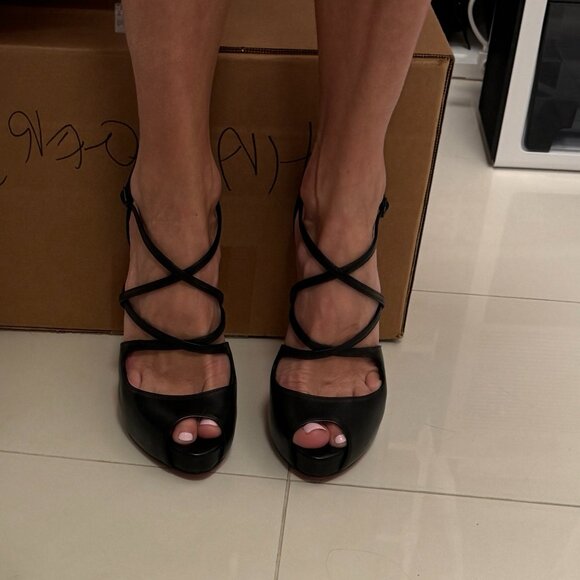 Christian Louboutin Holly Alta 120 black size 36 strappy platform sandals - Picture 11 of 13